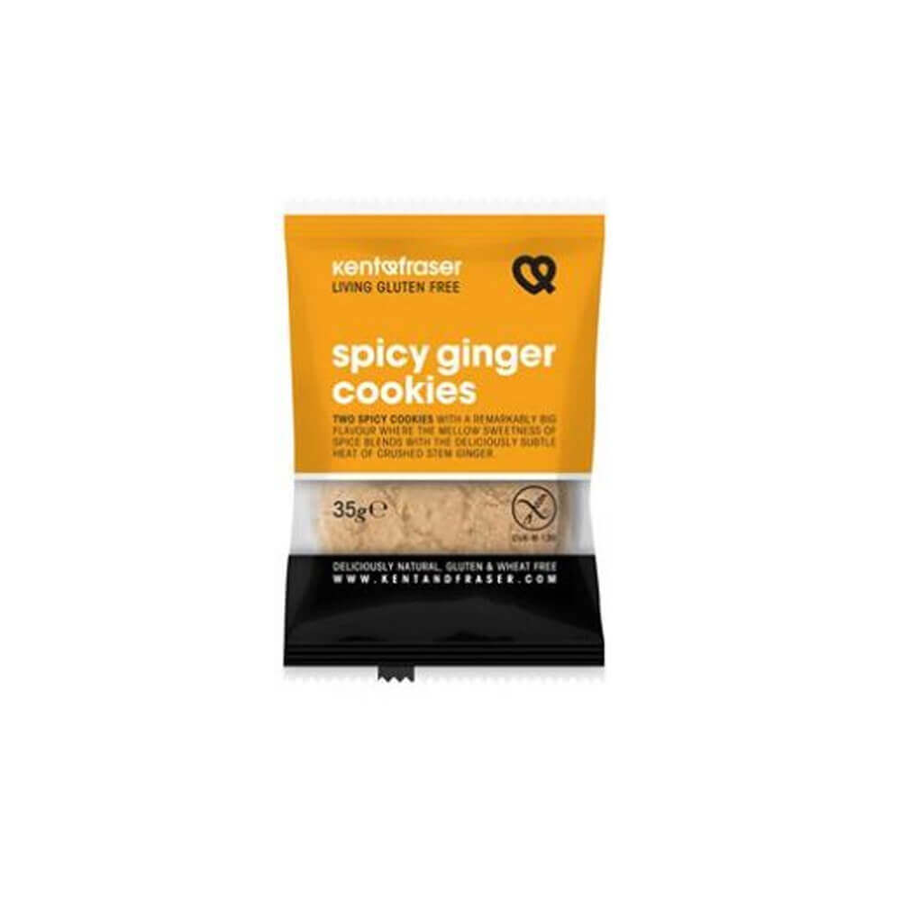 Kent And Fraser Gluten Free Spicy Ginger Cookies 2 Pack